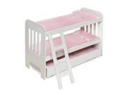 Badger Basket 01857 Trundle Doll Bunk Beds With Ladder