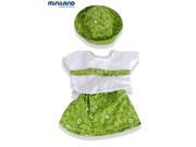 Miniland Educational 31532 Green dress with cap. 40 cm 15 .75 in.