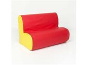 Foamnasium 1062 Cloud Sofa Red face or Yellow side
