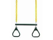 Gorilla Playsets 04 0006 G Y 17 in. Trapeze Bar with Rings Accessory