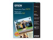 EPSON S041069L Matte Presentation Paper 27 lbs. Matte 13 x 19 100 Sheets Pack