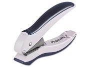 Accentra 2402 10 Sheet Capacity One Hole Punch Rubber Handle Gray
