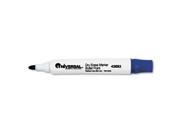 Universal 43683 Dry Erase Marker Bullet Tip Blue Dozen