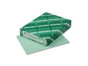 Wausau Papers 82351 Vellum Bristol Cover Stock 67lb Green Letter 250 Sheets per Pack