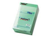 Tops 63090 Prism Plus Colored Jr. Legal Pads 5 x 8 Green 50 Sheet Pads 12 Pack