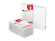 Universal 20435 Wirebound Memo Books Narrow Rule 3 x 5 White 12 50 Sheet Pads Pack