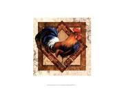 Posterazzi OWP44425D Ruler of the Roost Poster by Janet Stever 13.00 x 19.00