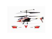 Microgear EC10338 Red 2.4Ghz Technology Rc Fx 607 Helicopter 3.5Ch With Gyro Charge Via Usb Red