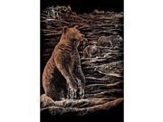 Royal Langnickel COPF21 Engraving Art Set Copper Foil Grizzly Bears