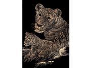 Royal Langnickel COPF11 Engraving Art Set Copper Foil Lioness Cub