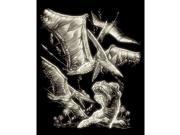 Royal Langnickel GLO15 Engraving Art Set Glow In The Dark Foil Pterodactyl