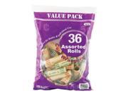 Bazic Products 5010 50 BAZIC Assorted Size Coin Wrappers 36 Pack Case of 50