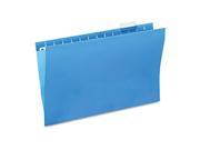 Universal 14216 Hanging File Folders 1 5 Tab 11 Point Stock Legal Blue 25 Box