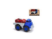 Green Toys 1203322 Green Toys Blue Flatbed Truck and Red Race Car Set