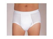 Prime Life Fibers M100WHTXLEA Wearever Extra Large Mens Incontinence Brief in White