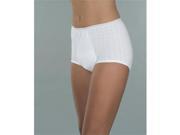 Prime Life Fibers HDL100WHTMD Wearever Medium WoMens Super Incontinence Panties in White