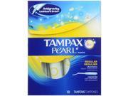 Tampax Pearl Regular Absorbency Unscented 18 Count