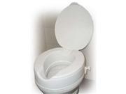Drive Medical 12063 Raised Toilet Seat With Lid 2 Inches