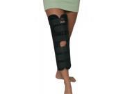 ITA-MED Three-Panel Knee Immobilizer 24 inches length - Black - Universal ITA-MED Three-Panel Knee Immobilizer 24 inches length - Black - Universal
