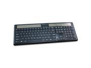 Compucessory CCS50913 Wireless Solar Keyboard 16.13 in. x 6 in. x .88 in. Black