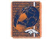 Northwest 1NFL 01903 0004 RET Double Play Broncos NFL Jacquard Throw