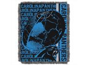 Northwest 1NFL 01903 0018 RET Double Play Panthers NFL Jacquard Throw