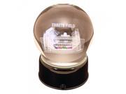 Paragon Innovations EbbetsLES Ebbets Field etched in a lit musical turning crystal ball