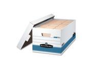 Fellowes Mfg. Co. FEL00709 Storage Boxes w Lid Ltr Lgl 12 .75in.x15 .50in.x10in. 12 CT WE BE