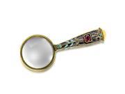 Alexander Kalifano SVA 007 Vanity Magnifying Glass Made with Swarovski Crystals Amethyst