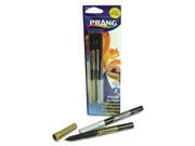 Prang 80597 Metallic Washable Markers Bullet Tip Gold Silver 2 Set