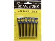 Bulk Buys Mechanical pencil leads 0.5 mm 6 pack Case of 48