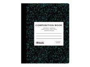 Bazic 5052 48 100 Ct. 5 1 Quad Ruled Green Marble Composition Book Pack of 48