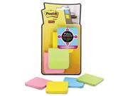 Post It Notes Super Sticky F220 8SSAU Full Adhesive Notes 2 x 2 Assorted Bright Colors 8 PK