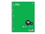 Bazic 558 24 C R 70 Ct. 1 Subject Spiral Notebook Pack of 24
