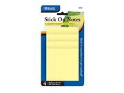 Bazic 5100 24 50 Ct. 3 in. x 3 in. Yellow Stick on Notes Pack of 24