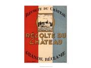 Posterazzi OWP41309D Recolte Du Chateau Poster 13.00 x 19.00
