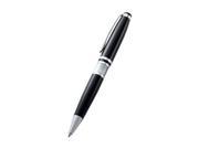 Aeropen International CJ 5301B Ballpoint Pen with Black Lacquer White Marbleized Barrel