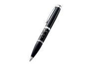 Aeropen International CO 5307B Ballpoint Pen with Black Lacquer Brown Acrylic Middle Barrel