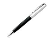 Aeropen International CF 5001BC Twist Action Ballpoint Pen Chrome Black Lacquer with Chrome Brass