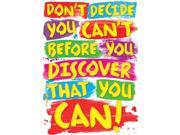 Trend Enterprises Inc. T A67376 Dont Decide You Cant Poster