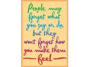 Trend Enterprises Inc. T A67378 People May Forget What You Say Poster