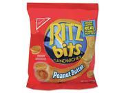 Nabisco. 06833 Ritz Bits Peanut Butter 1.5 oz Packs 60 Packs Carton