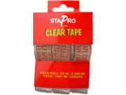 Bulk Buys Clear Tape 3 Pack Case of 72