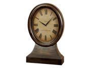Benzara 48184 Old Time Antiqued Wood Round London England Clock