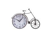 Benzara 51874 Metal Bicycle Clock 17 in. W 12 in. H