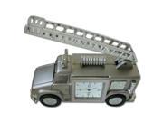 Ruda Overseas 92 Fire Truck Metal Clock