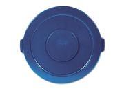Rcp 263100BE Round Lid for Brute 32 gal Waste Containers 22 1 4 Diameter Blue