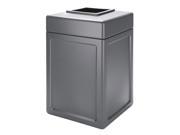 Commercial Zone Products 732103 42 gallon Square Waste Container Gray