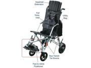 Drive Medical TR 8028 Wenzelite Rehab Foot and Ankle Positioner for Wenzelite Trotter Convaid Style Mobility Rehab Stroller Black