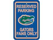Fremont Die 50218 Florida Gators 12 in. X 18 in. Plastic Parking Sign